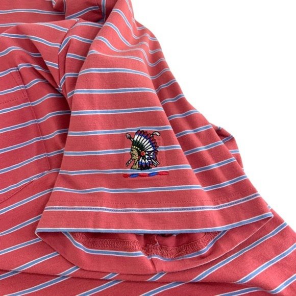 Peter Millar Seaside Wash Striped Short Sleeve Polo 2018 US Open - Picture 5 of 6